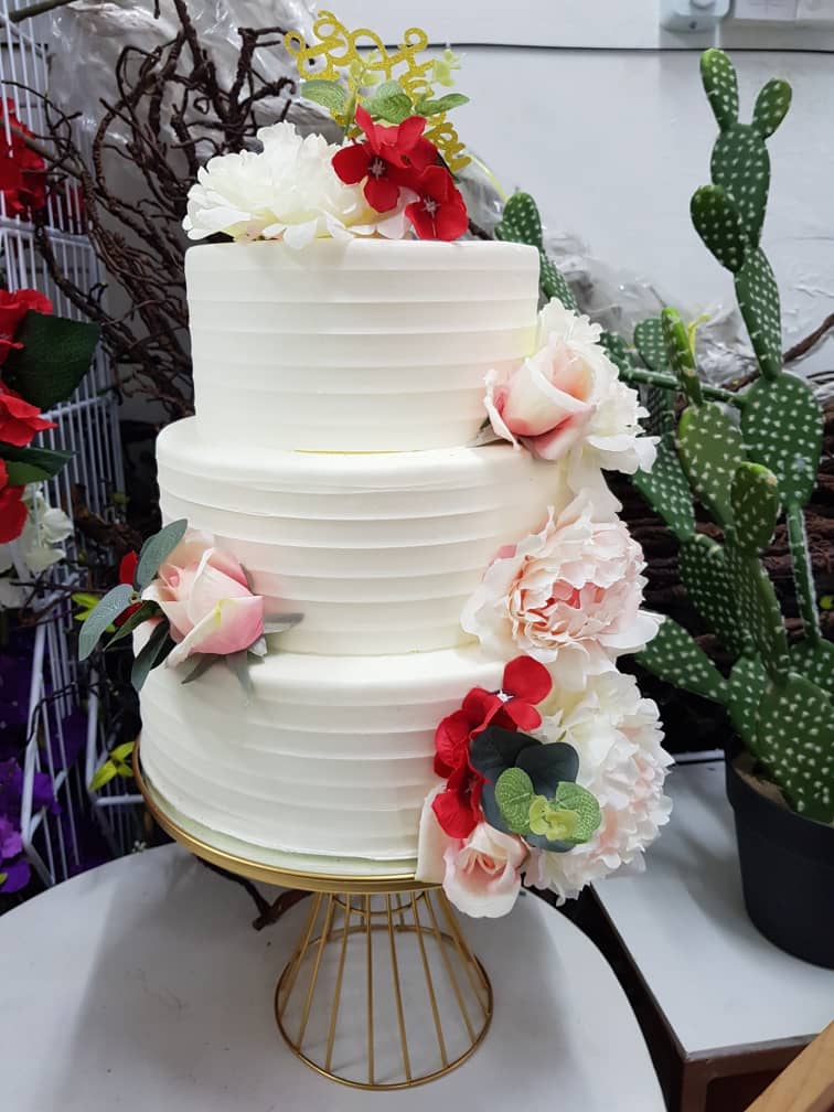 Fake Cake Pink Girl Wedding - Etsy | Pink wedding cake, Tall wedding cakes,  White wedding cakes